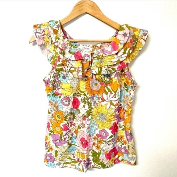 Liberty of London‎ for Target Blouse floral classic size XS vintage style summer - Picture 6 of 12